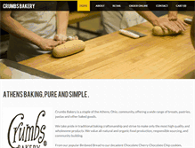 Tablet Screenshot of crumbsbakery.biz